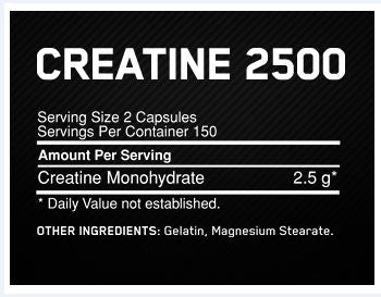 Optimum Nutrition Creatine Caps 100 Capsules