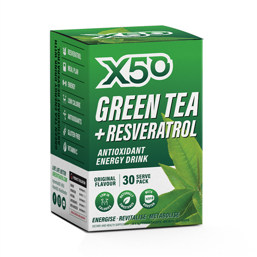 X50 Green Tea + Resveratrol