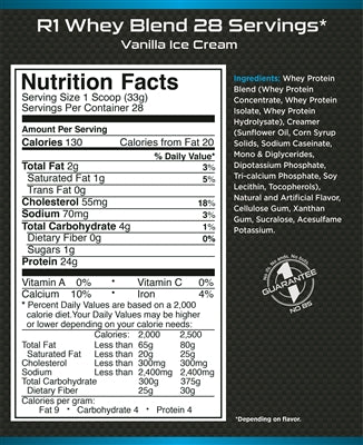 Rule 1 Whey Protein 2lb