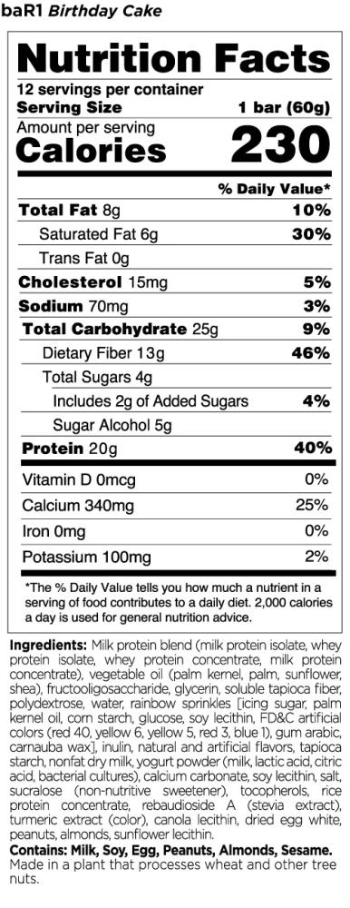 Rule 1 Protein Bar